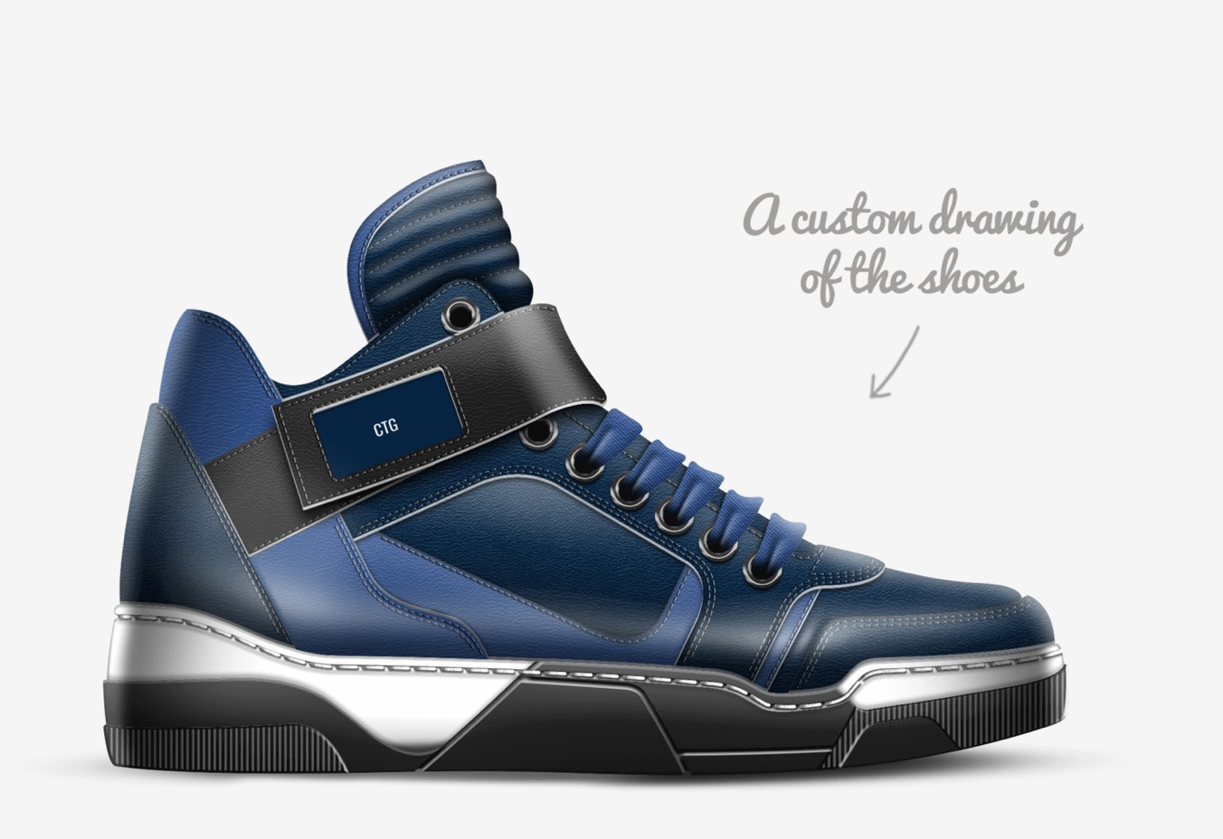 WOMEN FASHION STRAP HI TOP SNEAKER ( GAME CHANGER)