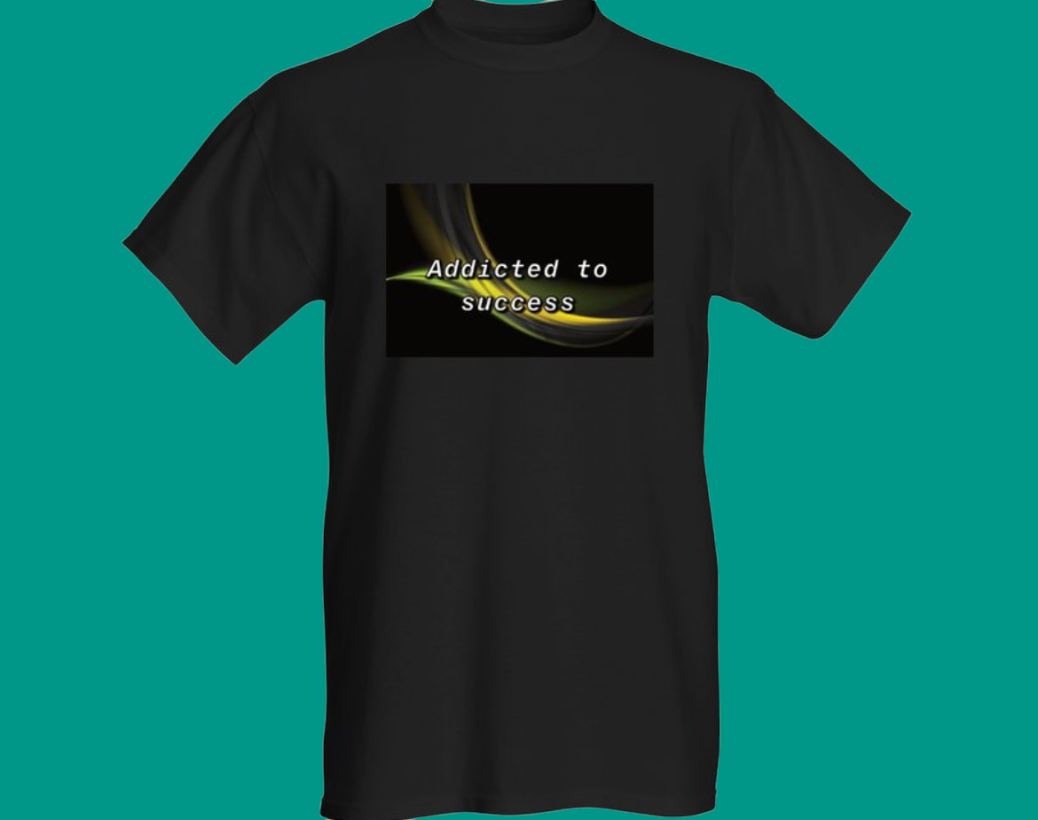 Custom T-Shirt Crewneck (Addicted To Success ) Jamaican Roots