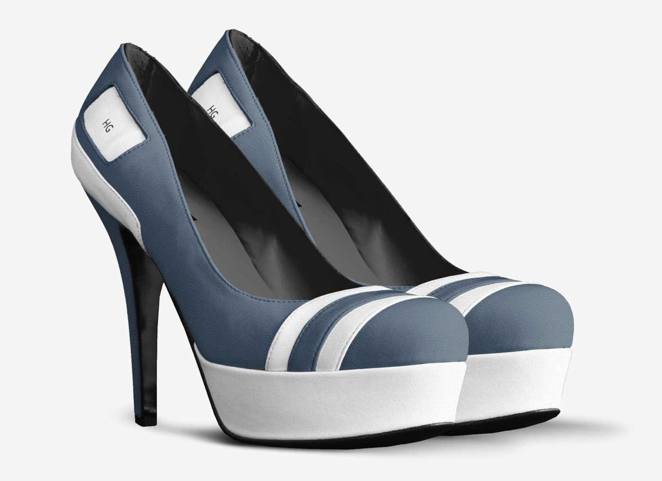 STRIPED PLATFORM PUMP HEEL (CTG)