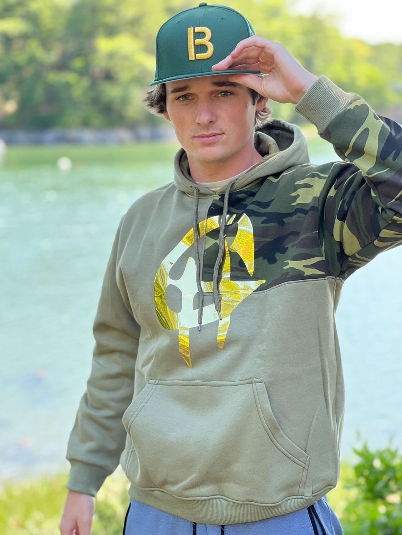 HG Logo Camo Style Hoodie